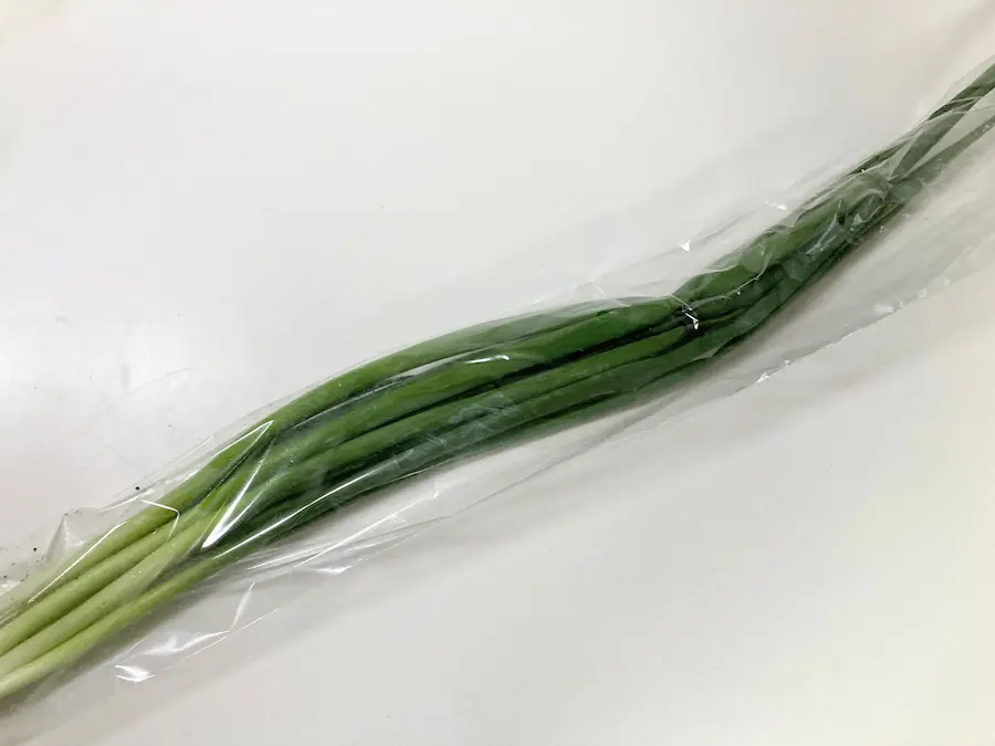 ビオ・マルシェの有機青ネギ