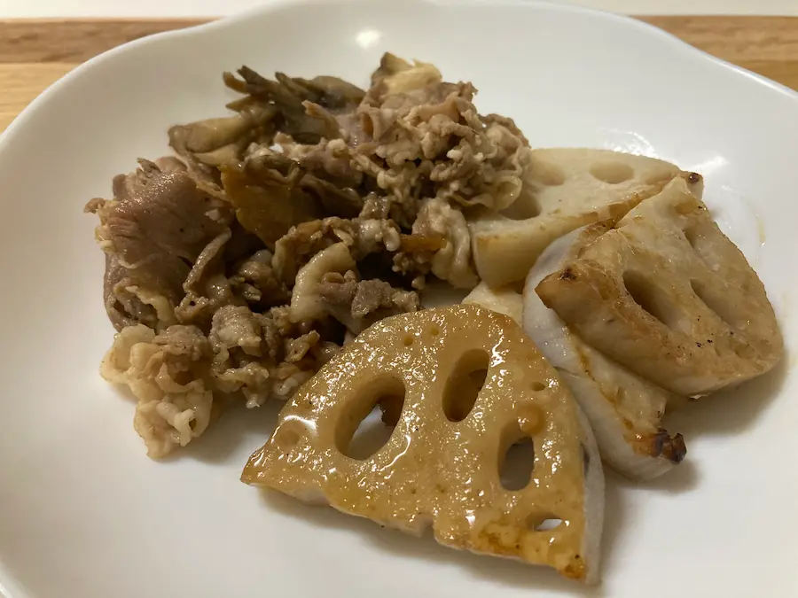 らでぃっしゅぼーやお試しセットのれんこんを使用した画像